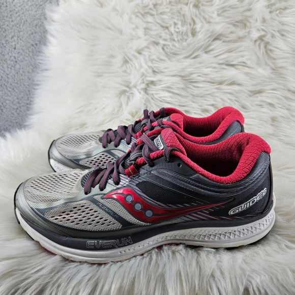 Saucony Sneakers Womens 8 Gray Guide 10 Shoes Trainers Running Gym Yoga - Picture 6 of 16